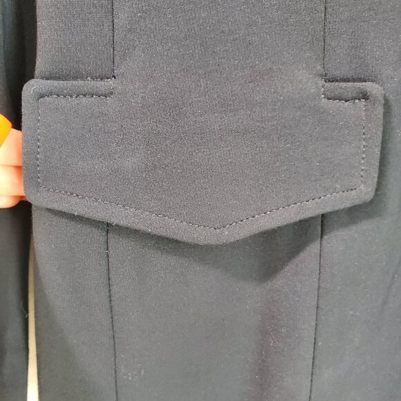 Peace of Cloth Panticular 1 Button Jacket Blazer Navy Size 4 Office Preppy Work - Picture 10 of 10